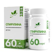 Natural Supp Spirulina 60кап.