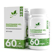 Natural Supp Глюкозамин Хондроитин МСМ 60 кап.